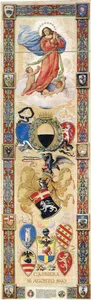 Il Drappellone del Palio del 16 agosto 1890