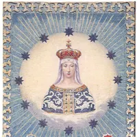 Il Drappellone del Palio del 2 luglio 1900, dipinto da Pietro Loli Piccolomini