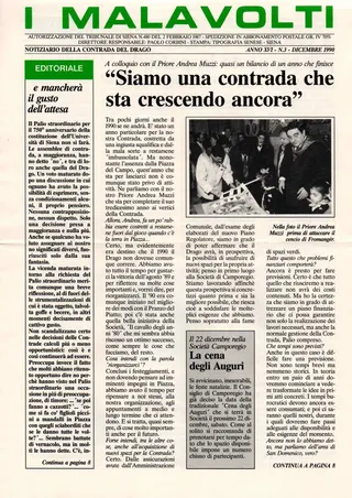 XVI/3 - Siamo una Contrada che sta crescendo ancora