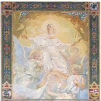 Il Drappellone del Palio del 16 agosto 1911, dipinto da Aldo Piantini