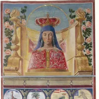 Il Drappellone del Palio del 2 luglio 1938, dipinto da Bruno Marzi