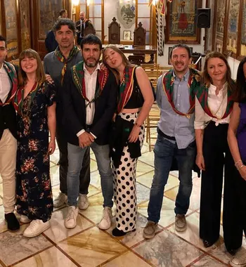 Foto dei Novizi della Contrada del Drago
