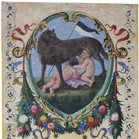 Il Drappellone del Palio del 16 agosto 1874