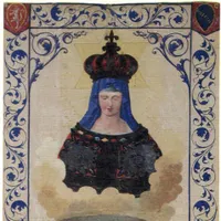 Il Drappellone del Palio del 2 luglio 1878, vinto dalla Contrada del Drago