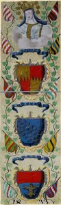 Il Drappellone del Palio del 2 luglio 1833